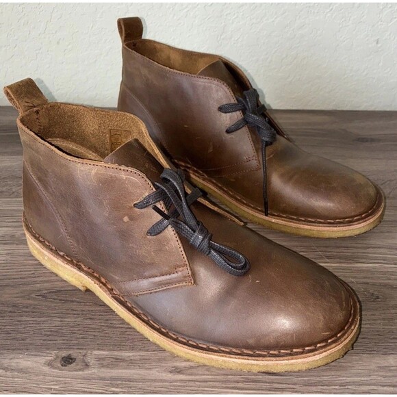 NWOT Rhodes Mason Chukka Boot, Leather Comfort, Size 11, Sand and Gum Brown - Picture 2 of 16